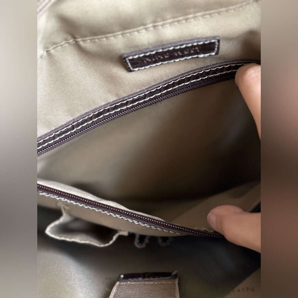 Nine West Tan and Brown Work Bag - Picture 6 of 13